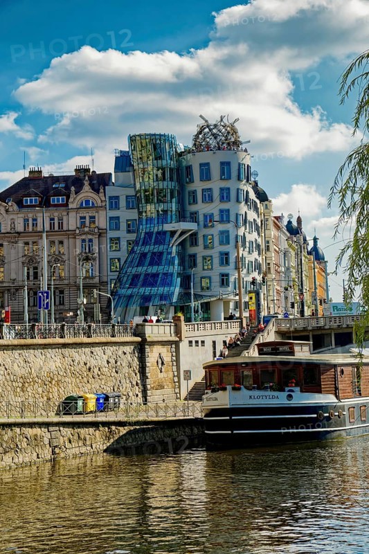 Dancing House by architects Vlado Milunic and Frank O. Gehry