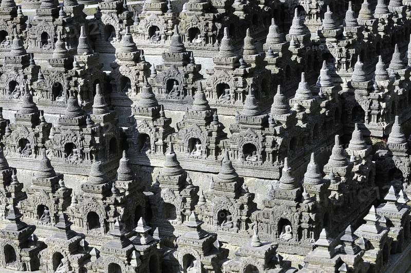 Detail of a temple in the Ganesha kingdom
