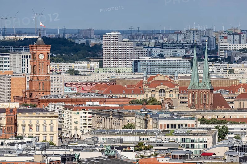 View of the eastern part of the capital