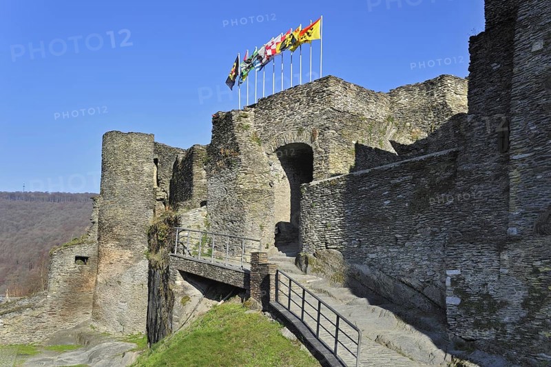 Ruined medieval castle in La Roche-en-Ardenne