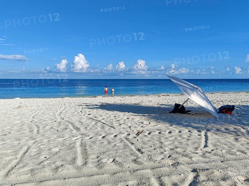 Bimini Beach Beach on the private island of the cruise line MSC Cruises