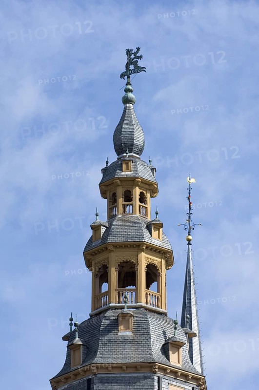 Belfry tower in the city Veurne