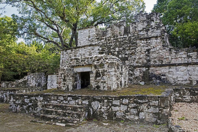 Ancient Maya ruins at Muyil