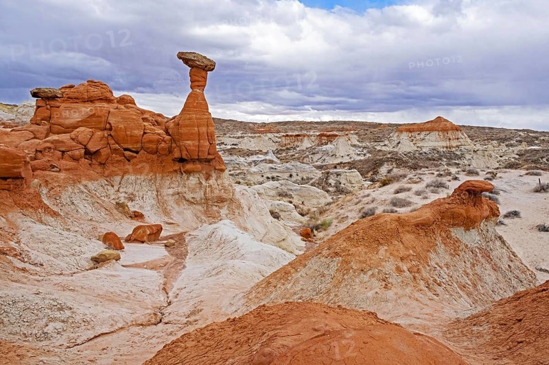 Toadstool Hoodoos at Grand Staircase Escalante National Monument along US-89 between Page and Kanab