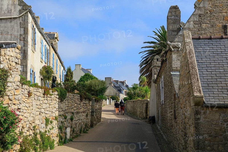 Alley with stone houses