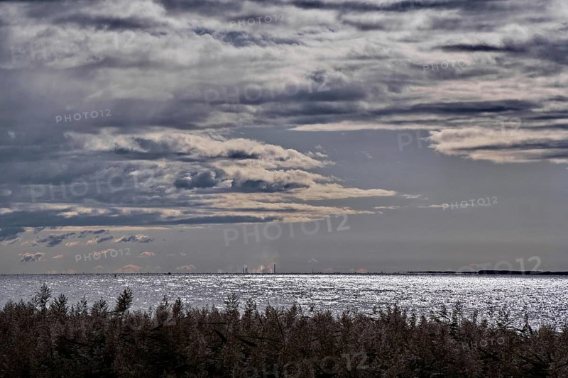 View from the north shore of the Szczecin Lagoon to the south
