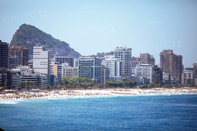 Leblon district and Praia do Leblon