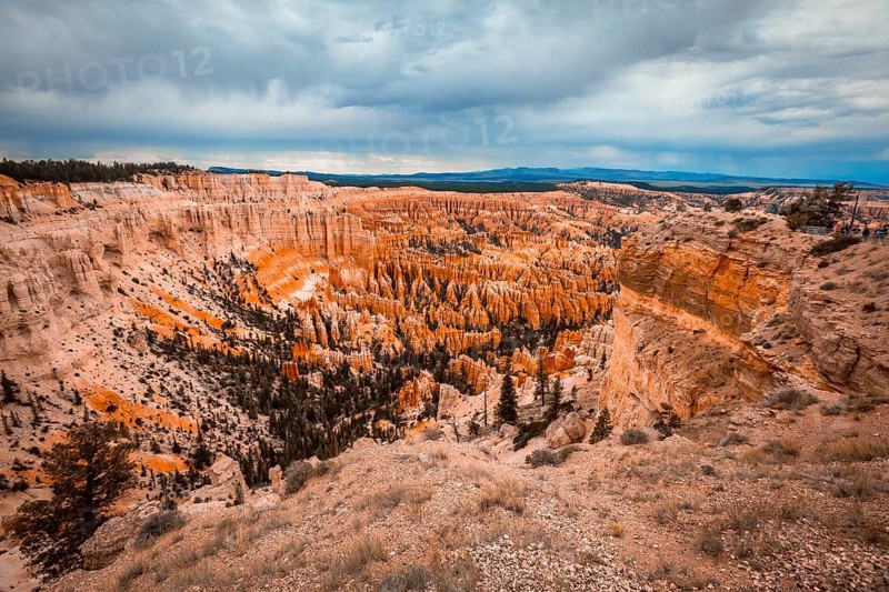 Views from Inspiration Point in Bryce National Park. Utah