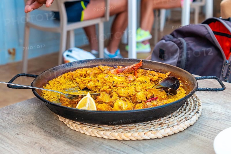 Mediterranean paella
