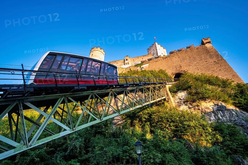 Fortress railway to Hohensalzburg Fortress