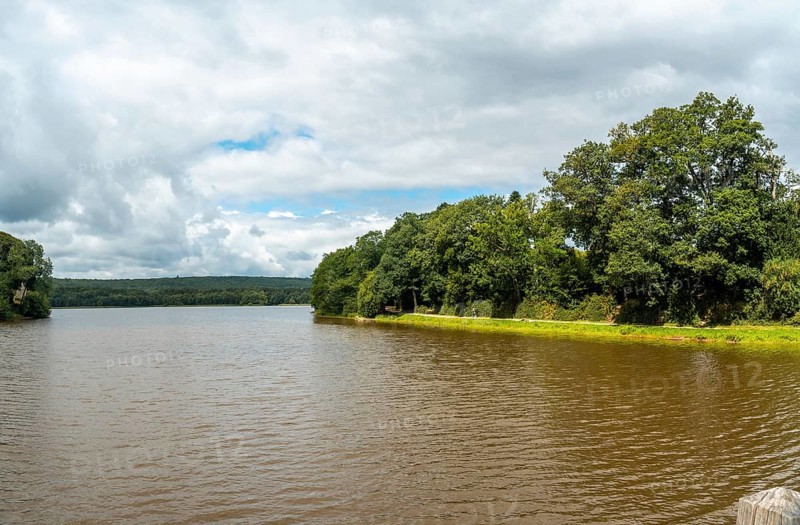 Lake of Paimpont in the Broceliande forest
