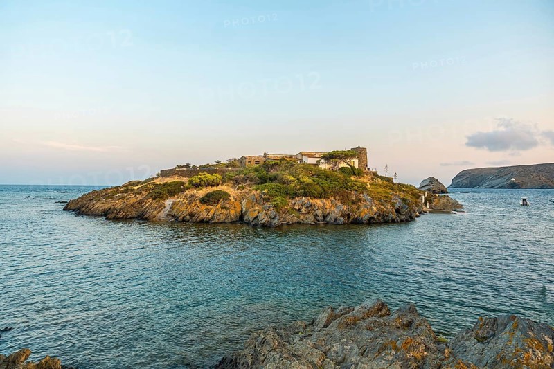 S'Arenella Island on the coast of Cadaques