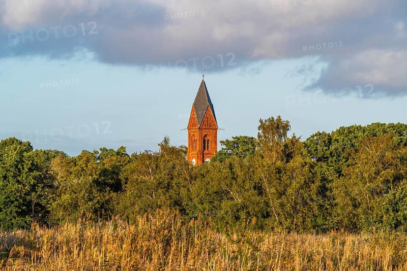 Brick tower of the Bugenhagen Church