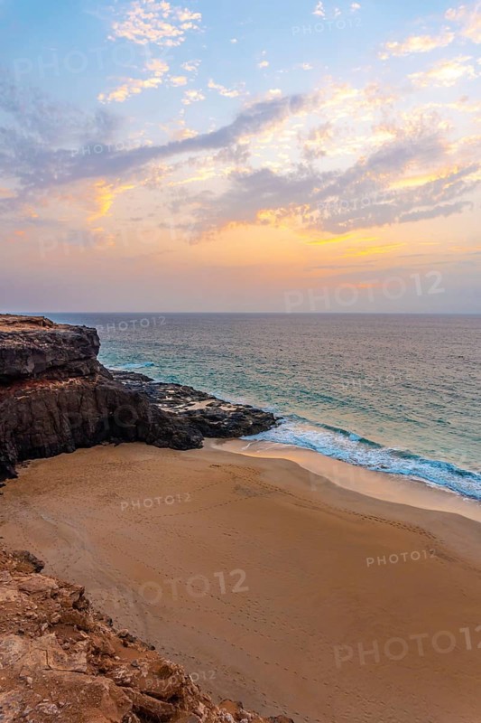 West Coast Photo Point in the town of El Cotillo in the north of the island of Fuerteventura