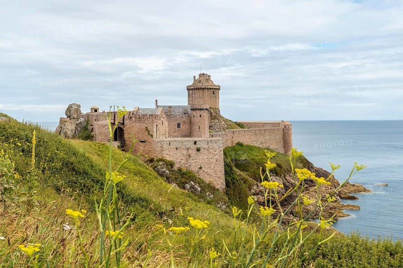 Castle Fort-la-Latte next to Cape Frehel and near Saint-Malo
