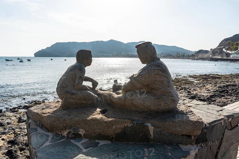 Sculpture of the coastal town of Las Playitas
