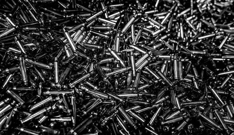 Large Group of Empty Bullets in Switzerland