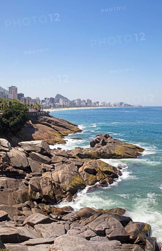 Leblon district and Praia do Leblon beach