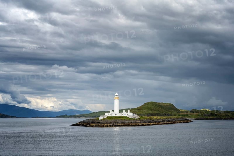 The Lismore Lighthouse on the uninhabited island of Eilean Musdile