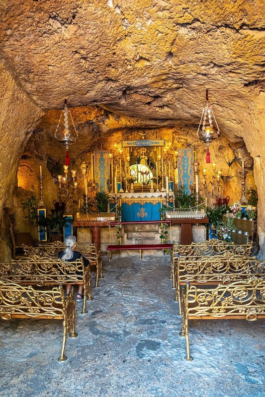 Interiors of the Immaculate Conception Church in the municipality of Mijas in Malaga. Andalusia