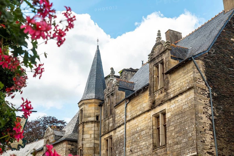 Church of the medieval village of Rochefort-en-Terre