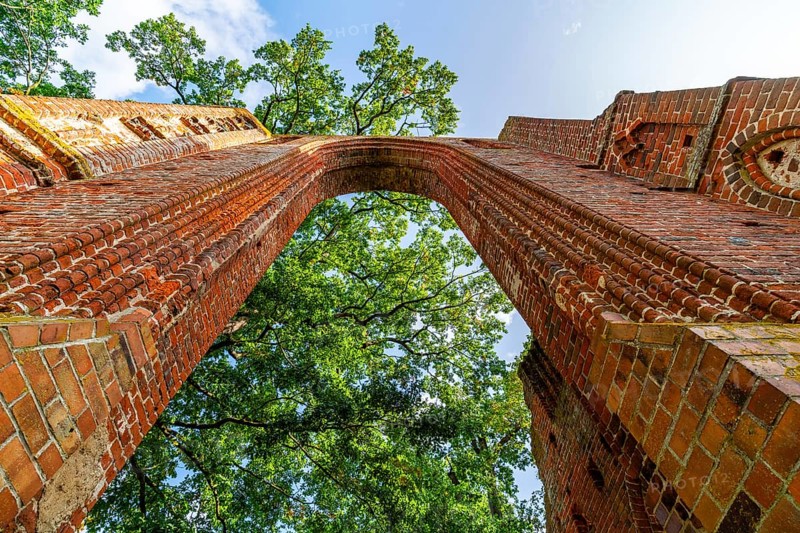 Ruin of Cistercian abbey Kloster Eldena