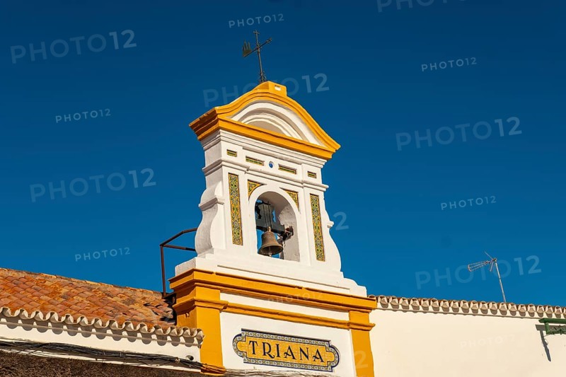 Roof of the white brotherhood building near the Rocio sanctuary. Huelva