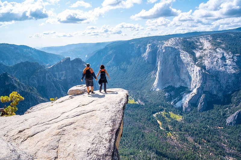 Finished the Taft point trekking in Yosemite National Park. United States
