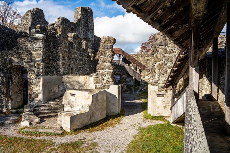 The castle ruins of Alt-Trauchburg