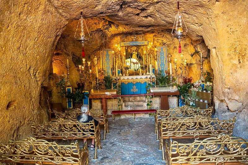Interiors of the Immaculate Conception Church in the municipality of Mijas in Malaga. Andalusia