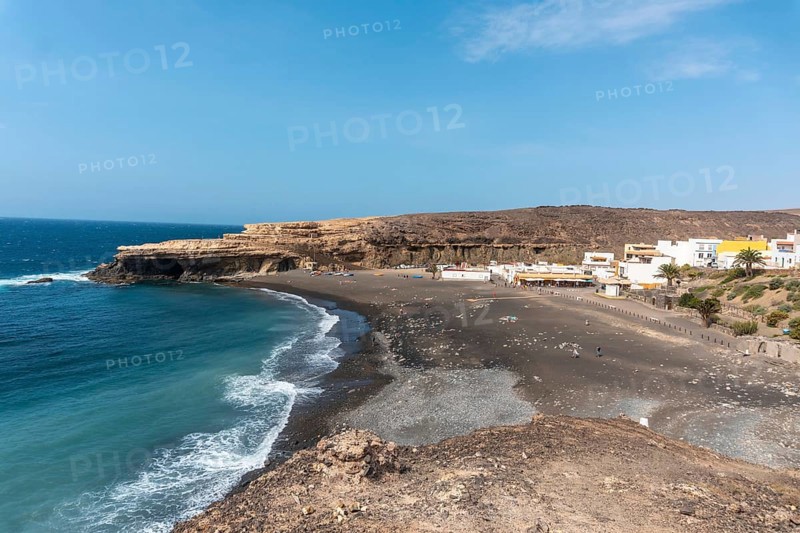 Aerial view of Ajuy beach