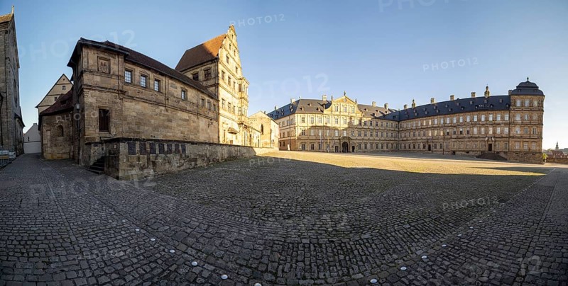 Old Court and New Residence in the morning light