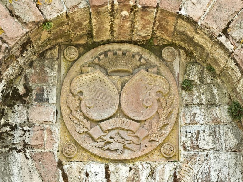 Coat of arms on the Friedrichs Tower
