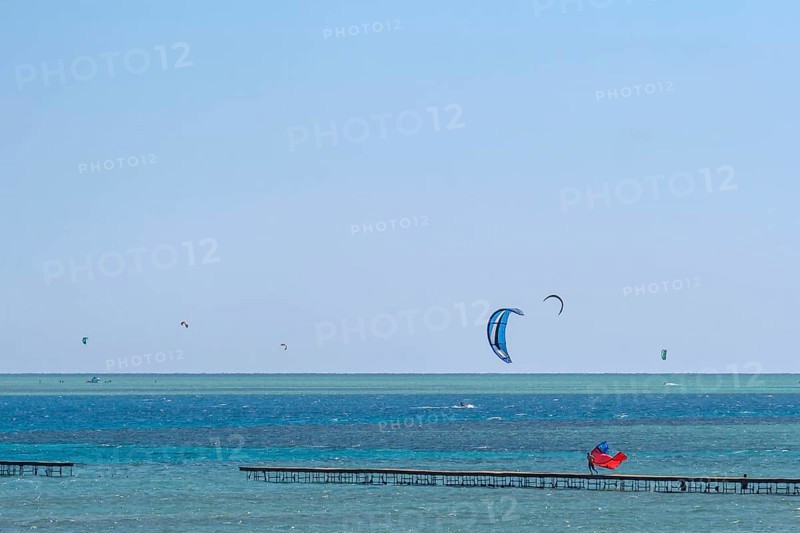 Kitsurfers