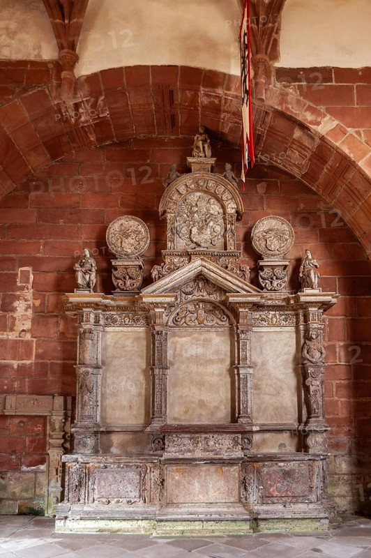 Historical altar at Lichtenberg Castle