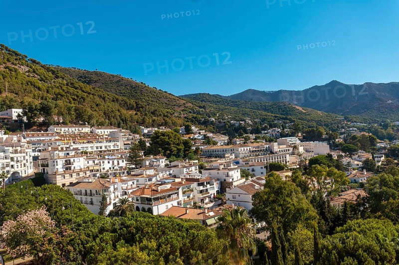 View from the viewpoint of the municipality of Mijas in Malaga. Andalusia