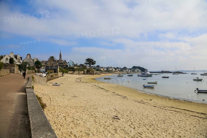 Ile de Batz island in the English Channel off the coast of Brittany near Roscoff