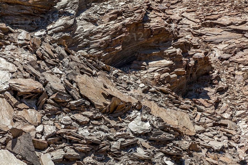 Quartzite and shale