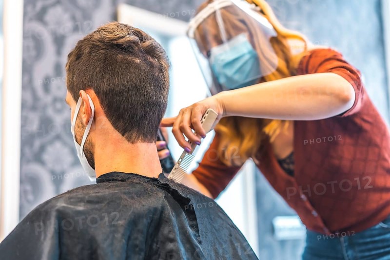 Opening of hairdressing salons after the coronavirus pandemic