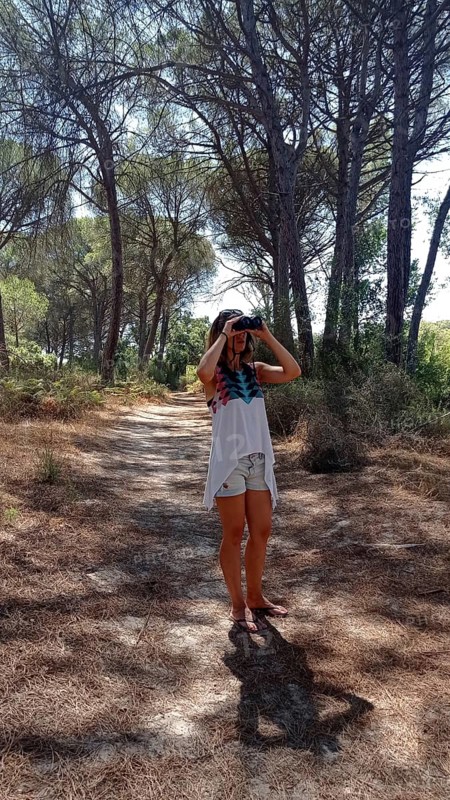 Visiting the beautiful natural park of Donana. Huelva