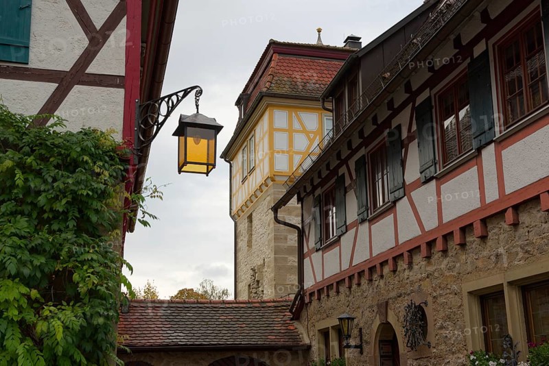 Half-timbered houses