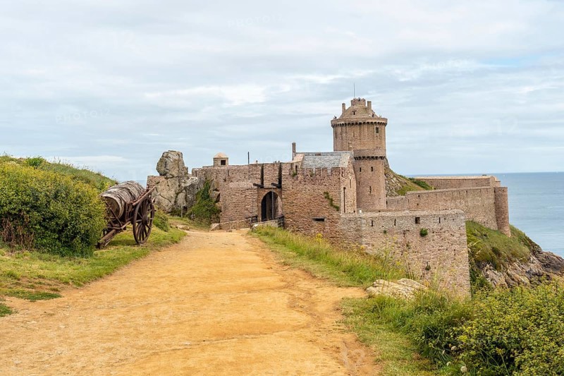 Castle Fort-la-Latte next to Cape Frehel and near Saint-Malo