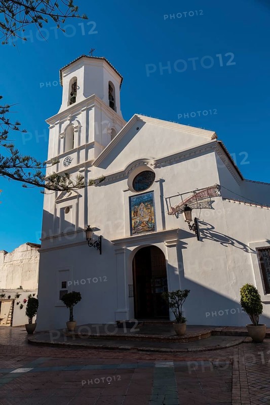 Church in Plaza Balcon de Europa in Nerja