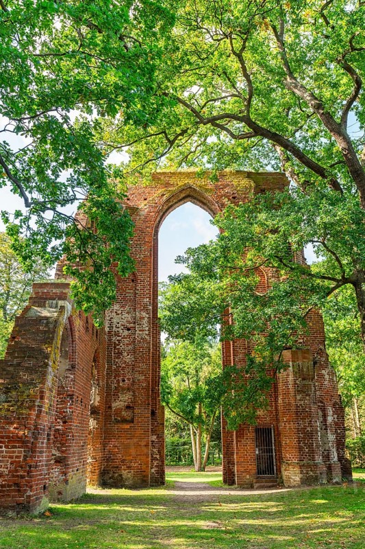 Ruin of Cistercian abbey Kloster Eldena