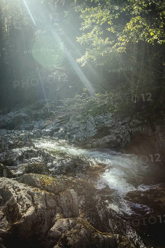 Mountain gorge