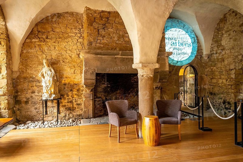 Interiors of Abbaye de Beauport in the village of Paimpol