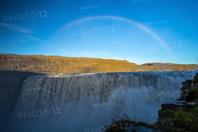 Rainbow at Dettifoss Waterfall