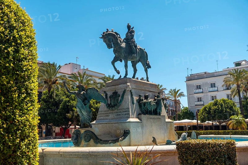 Plaza del Arenal in the town of Jerez de la Frontera in Cadiz