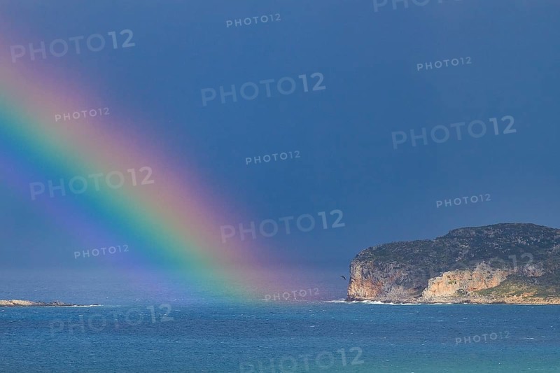 Rainbow over the sea