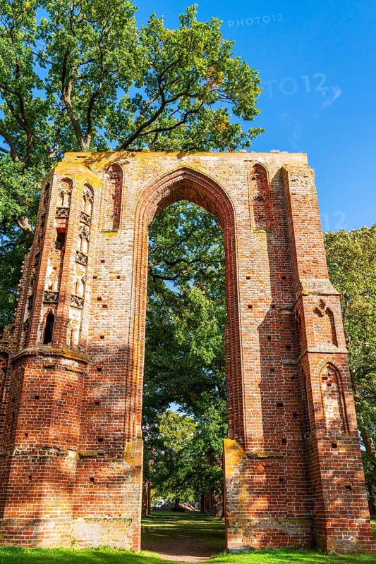 Ruin of Cistercian abbey Kloster Eldena